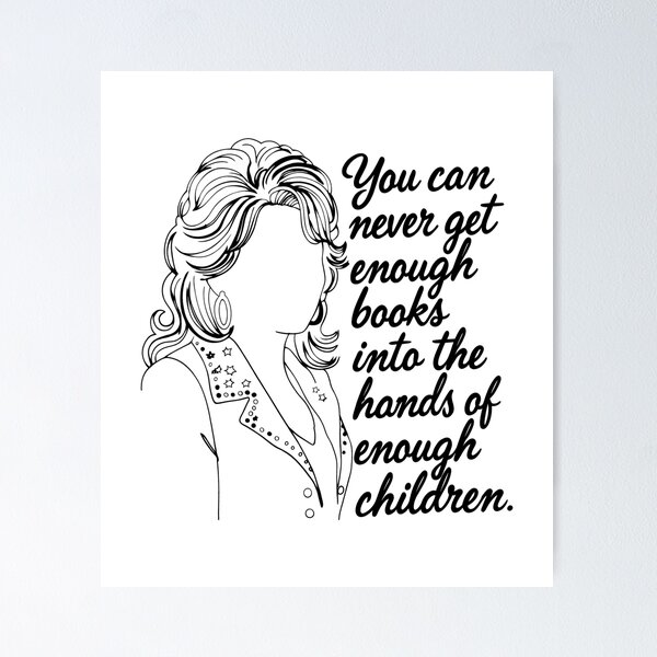 Item preview, You Can Never Get Enough Books Into Childrens Hands designed and sold by gear-posters.