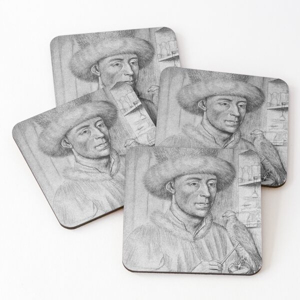 Item preview, Portrait of a Man with a Falcon designed and sold by SharonTheFirst.