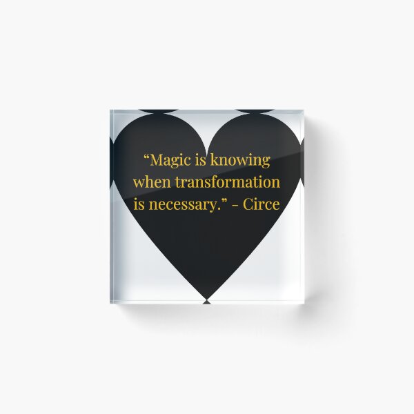 Item preview, Cita de Circe – La Odisea Texto Dorado Corazón Negro designed and sold by TheIconSmith.