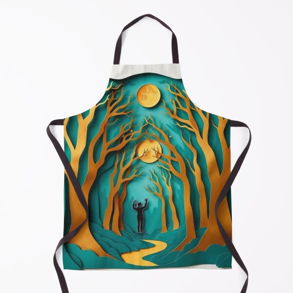 Item preview, Moonlit Forest Paper Cut Art designed and sold by Wonderful Designs.
