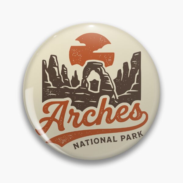 Item preview, Vintage Arches National Park designed and sold by Travelpeak.