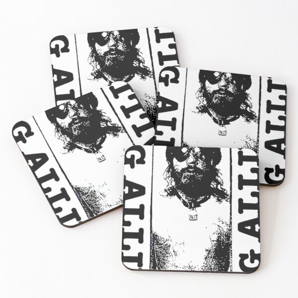 Item preview, Gg Allin Black And White Punk Silhouette designed and sold by betsupha218.