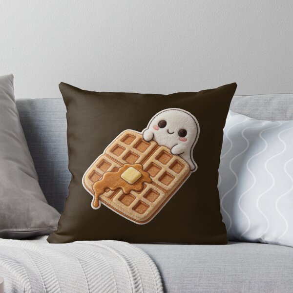 Item preview, Spooky Kawaii Waffle - Creepy Cute Ghost Breakfast Patch Look designed and sold by thelexiverse.