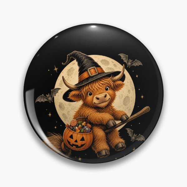 Artikelvorschau, Hochlandrind-Hexe Halloween Hochlandrind-Ausrüstung entworfen und verkauft von DynamicDesign.