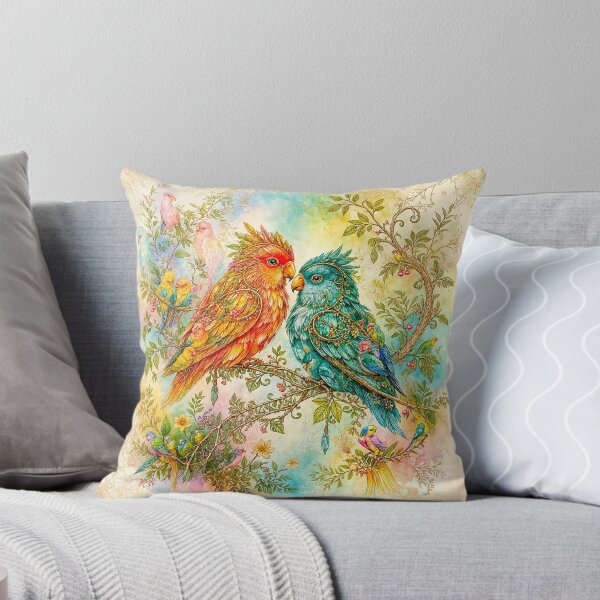 Item preview, Exotic Beautiful Birds - Crystal lovebirds #2 designed and sold by Helios Be. Lavsh.