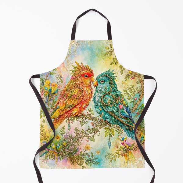 Item preview, Exotic Beautiful Birds - Crystal lovebirds #2 designed and sold by Helios Be. Lavsh.