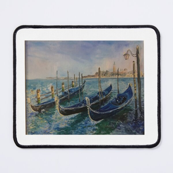 Item preview, Venice Gondolas Oil Painting Impressionism designed and sold by Lina0305.