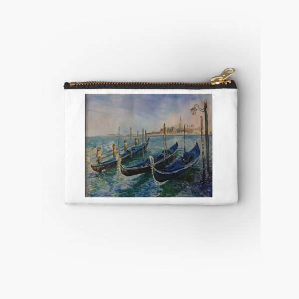Item preview, Venice Gondolas Oil Painting Impressionism designed and sold by Lina0305.