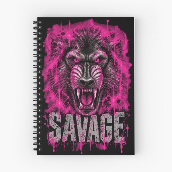 Item preview, SAVAGE BABOON PINK designed and sold by Neo-Punk.