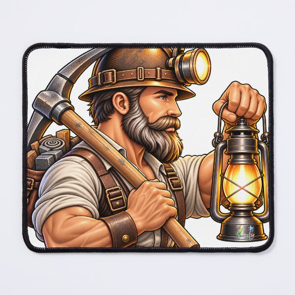 Item preview, Namaloue coal miner designed and sold by cheznamaloue.