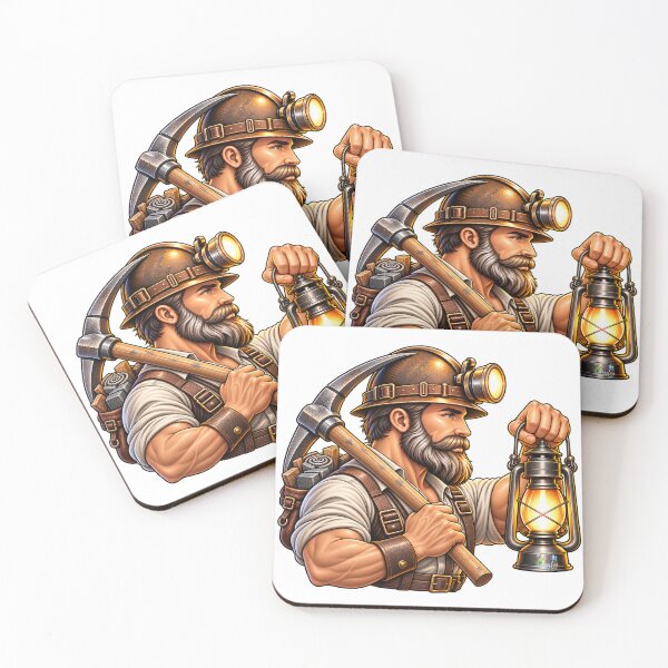 Item preview, Namaloue coal miner designed and sold by cheznamaloue.