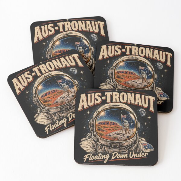Item preview, Aus tronaut Australian Astronaut designed and sold by quirky-public.