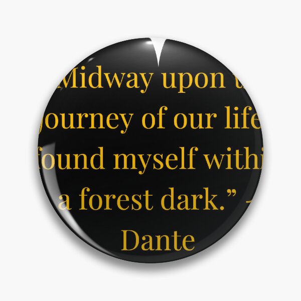 Item preview, Dante Quote – Inferno Gold Text Black Heart designed and sold by TheIconSmith.
