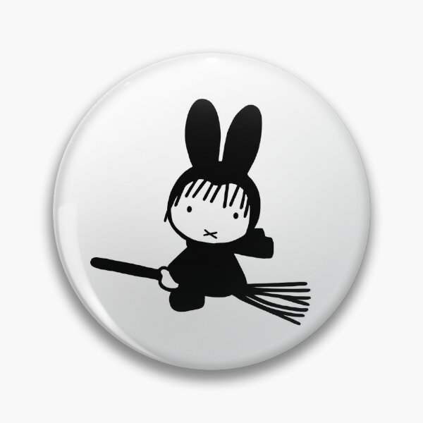 Item preview, Miffy / Nijntje as a witch designed and sold by marlotdesiree.