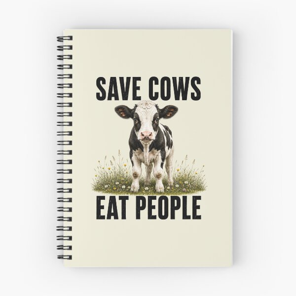 Item preview, Save Cows Eat People Vegan Calf Cow Animal Welfare Animal Rights Veganism Go Vegan designed and sold by Annika Shurafa.
