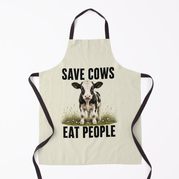 Item preview, Save Cows Eat People Vegan Calf Cow Animal Welfare Animal Rights Veganism Go Vegan designed and sold by Annika Shurafa.