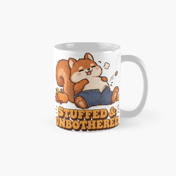 Item preview, Stuffed & Unbothered Funny Thanksgiving Squirrel designed and sold by ianm1028.