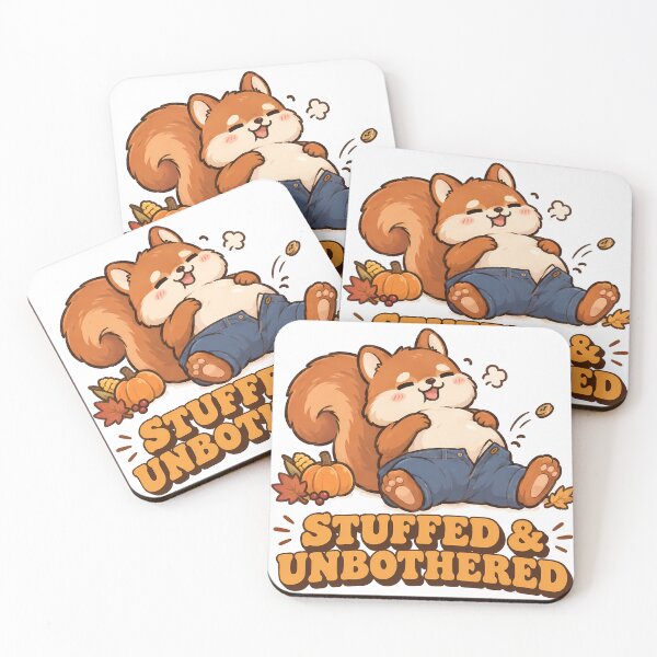 Item preview, Stuffed & Unbothered Funny Thanksgiving Squirrel designed and sold by ianm1028.