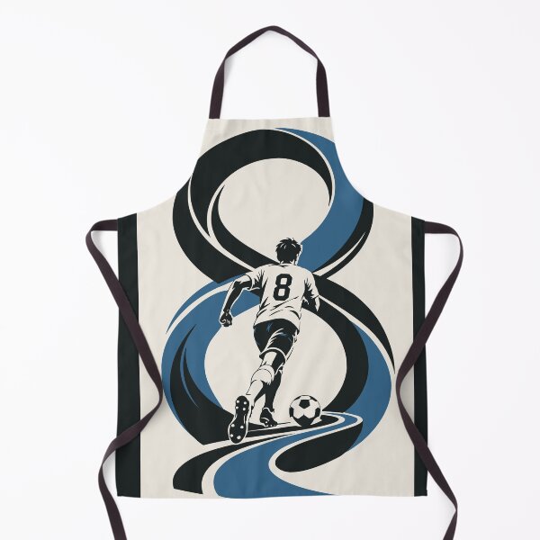 Item preview, The Infinite Game Football Art Print, Number 8 Soccer Print, Minimalist Football Art, Soccer Player Decor, Football Lover Gift designed and sold by Studio pod Burom.