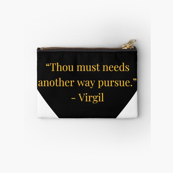 Item preview, Virgil Quote – Inferno Gold Text Black Heart designed and sold by TheIconSmith.