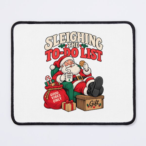 Item preview, Sleighing the To-Do List Funny Santa Christmas Productivity Holiday Design designed and sold by BDLuck2021.