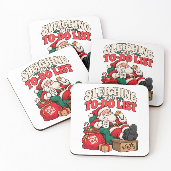 Item preview, Sleighing the To-Do List Funny Santa Christmas Productivity Holiday Design designed and sold by BDLuck2021.