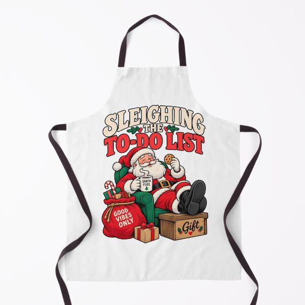 Item preview, Sleighing the To-Do List Funny Santa Christmas Productivity Holiday Design designed and sold by BDLuck2021.