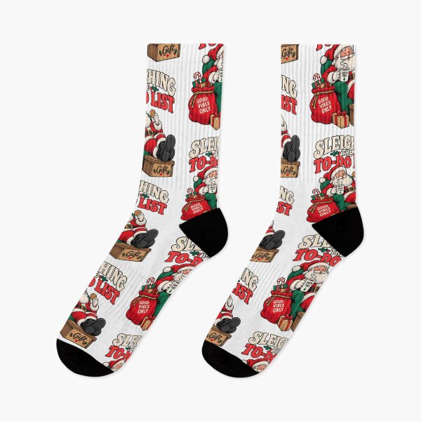 Item preview, Sleighing the To-Do List Funny Santa Christmas Productivity Holiday Design designed and sold by BDLuck2021.