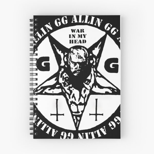 Item preview, Gg Allin War In My Head Satanic Punk Art designed and sold by miwikiw.