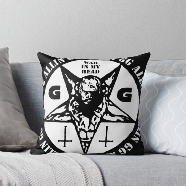 Item preview, Gg Allin War In My Head Satanic Punk Art designed and sold by miwikiw.