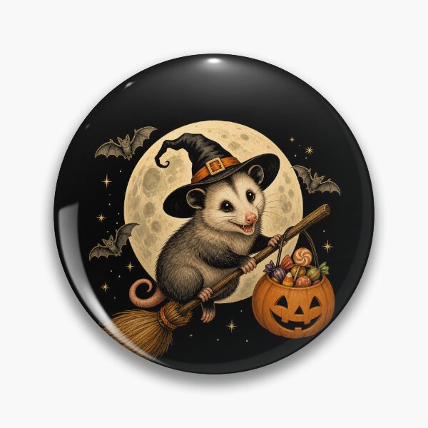 Item preview, Possum Witch Halloween Possum Gear designed and sold by DynamicDesign.