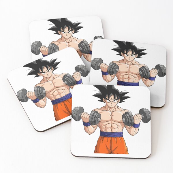 Item preview, Goku entrenando con mancuernas designed and sold by Octaner.