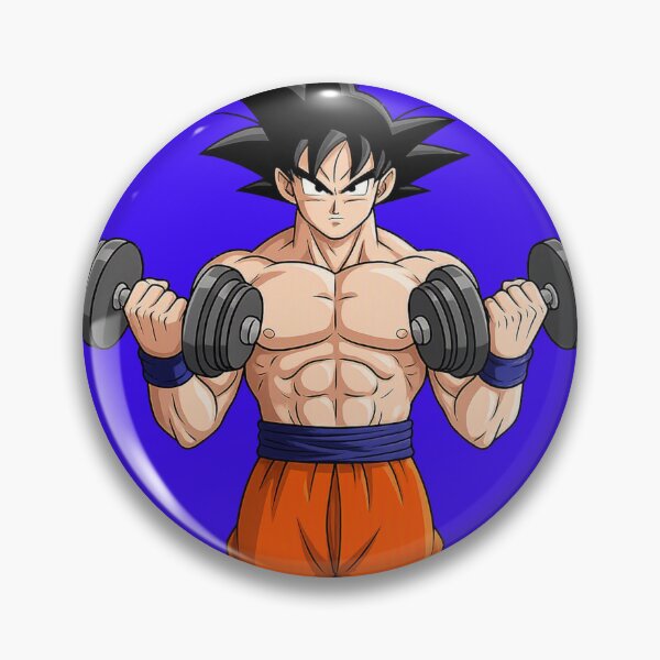 Item preview, Goku entrenando con mancuernas designed and sold by Octaner.
