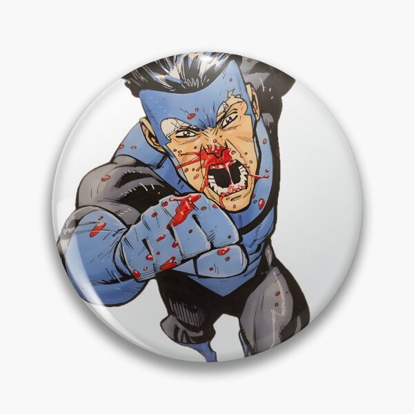 Item preview, Invincible Comic Style Superhero Artwork Design designed and sold by SuperInku.
