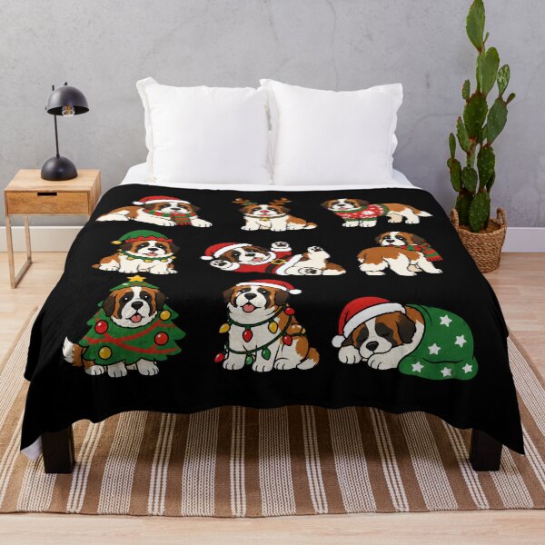 Item preview, Funny Saint Bernard Dog Christmas Holiday Xmas Mom Dad designed and sold by rafaeltto.