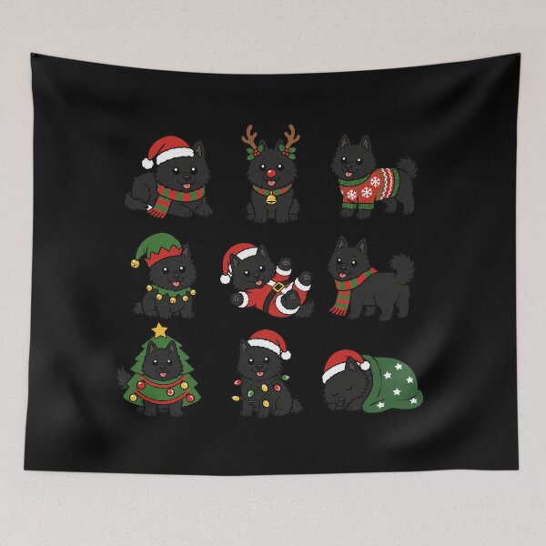 Item preview, Funny Schipperke Dog Christmas Holiday Xmas Mom Dad designed and sold by rafaeltto.