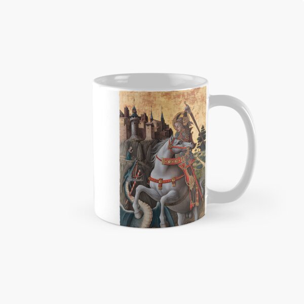 Item preview, Saint George Slaying the Dragon by Carlo Crivelli - Renaissance Medieval Artwork High Quality HD designed and sold by richard143.