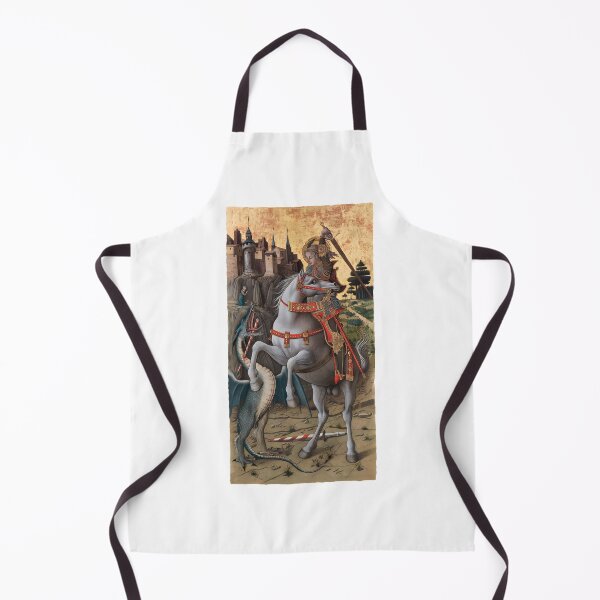 Item preview, Saint George Slaying the Dragon by Carlo Crivelli - Renaissance Medieval Artwork High Quality HD designed and sold by richard143.