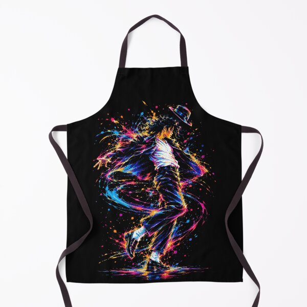 Item preview, Michael Jackson Dance Pose Neon Paint Splatter - Vibrant Pop Music Legend Art Illustration designed and sold by arfindo-indra.