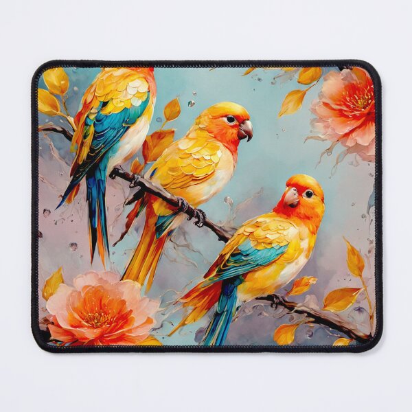 Item preview, Exotic Beautiful Birds - Crystal lovebirds #4 designed and sold by Helios Be. Lavsh.