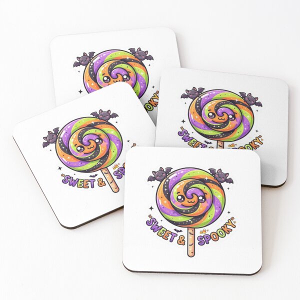 Item preview, Sweet & Spooky Kawaii Lollipop Sticker designed and sold by lailakhalaf.