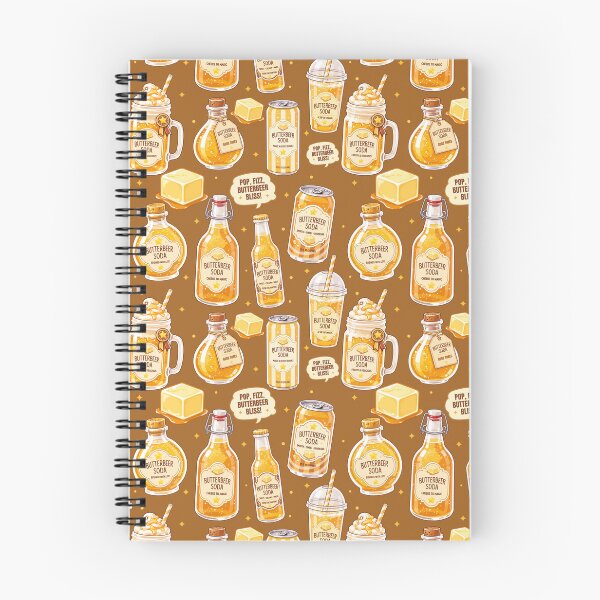 Item preview, Cute ButterBeer Soda Seamless  designed and sold by KJackArtwork.