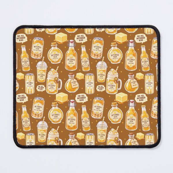 Item preview, Cute ButterBeer Soda Seamless designed and sold by KJackArtwork.