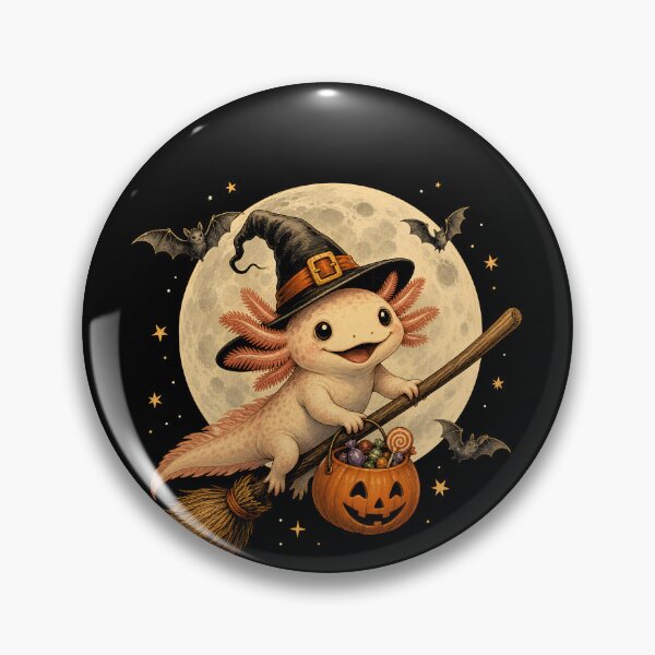 Artikelvorschau, Axolotl-Hexe Halloween Axolotl-Ausrüstung entworfen und verkauft von DynamicDesign.