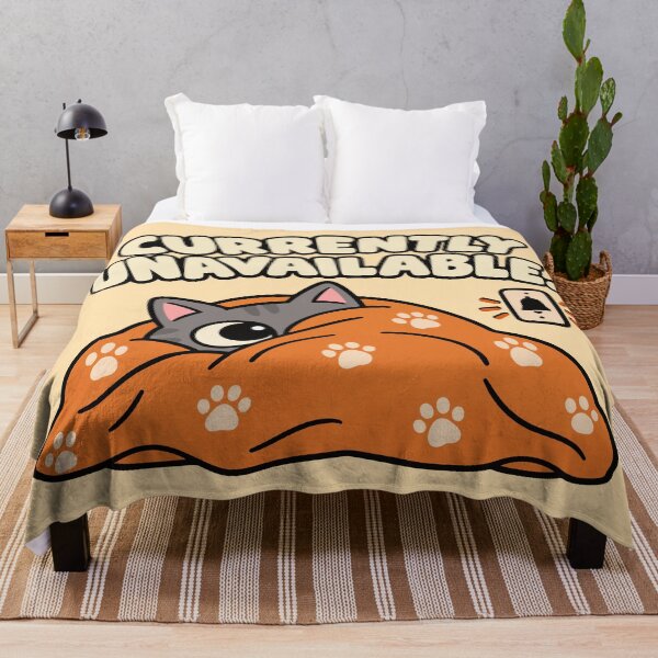 Item preview, Currently Unavailable Funny Cat Hiding Under Blanket designed and sold by MewMade.