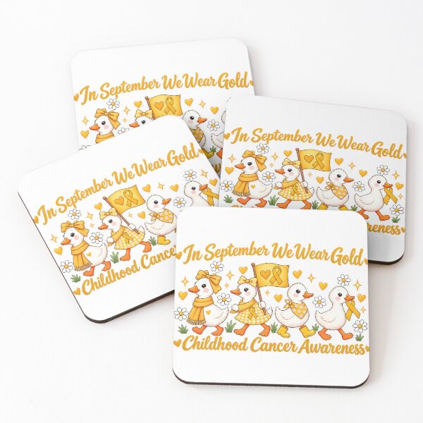 Item preview, In September We Wear Gold Goose Childhood Cancer Awareness Design designed and sold by VGAfanatic.