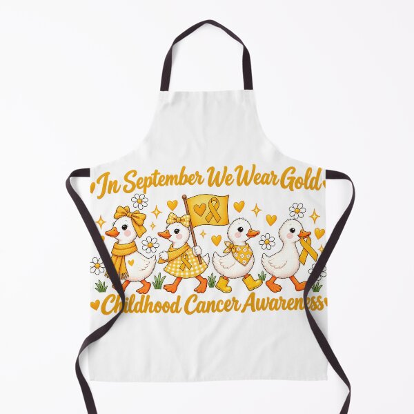 Item preview, In September We Wear Gold Goose Childhood Cancer Awareness Design designed and sold by VGAfanatic.