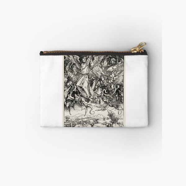 Item preview, Saint Michael Fighting the Dragon Medieval Fine Art Vintage Style by Albrecht Dürer HD Quality designed and sold by richard143.