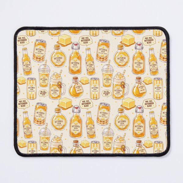 Item preview, Cute ButterBeer Soda Seamless designed and sold by KJackArtwork.