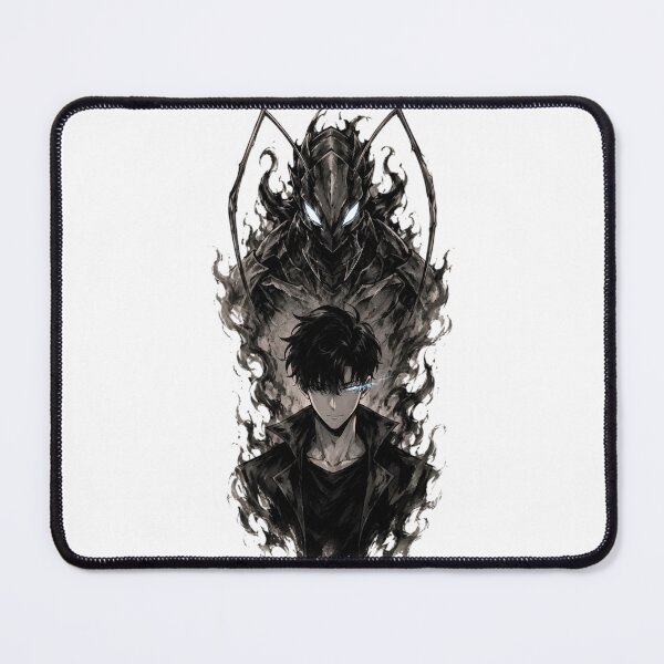 Item preview, Shadow Monarch Warrior – Dark Knight Ink Fantasy Anime Style designed and sold by Dyan4.